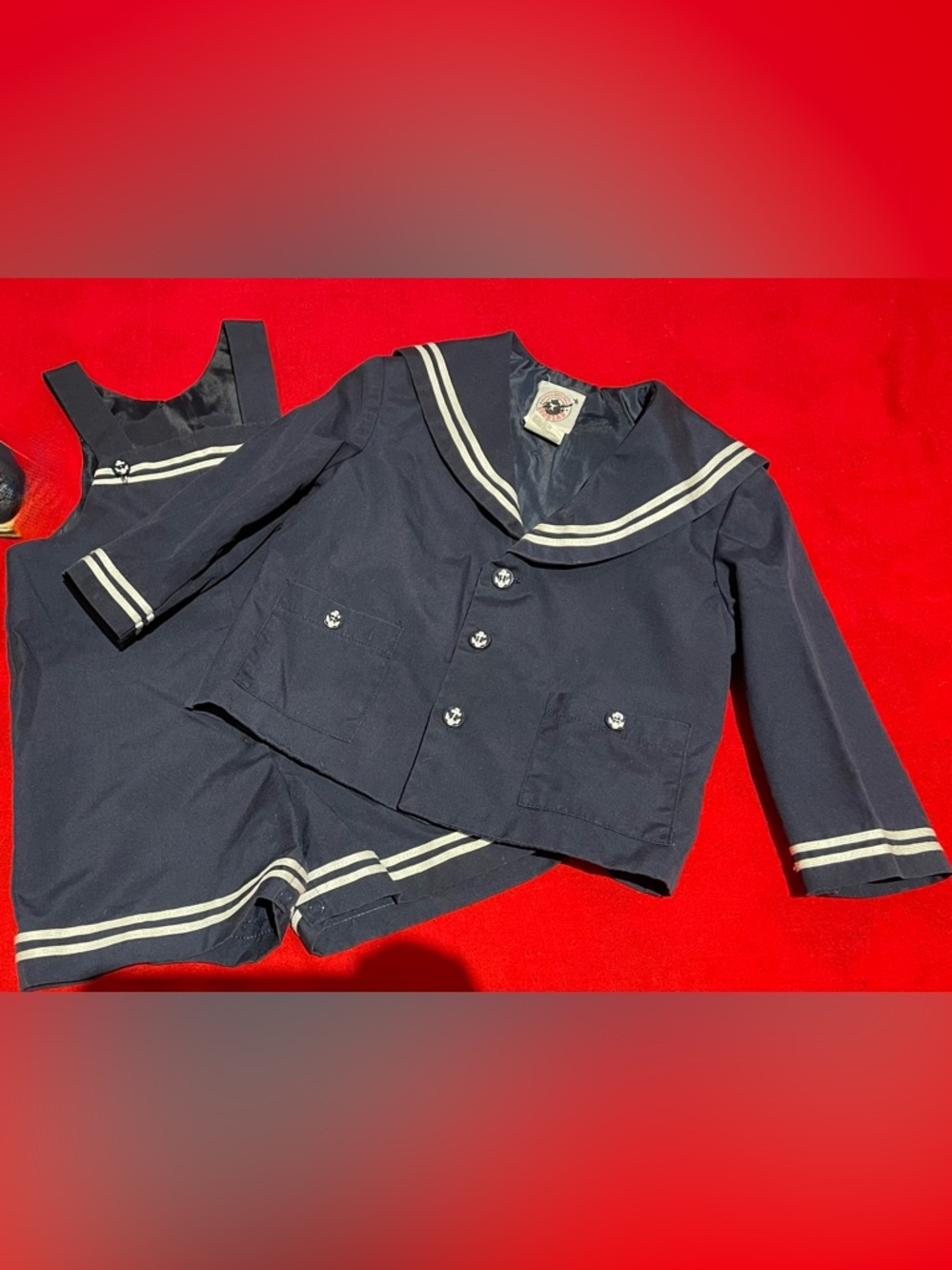 Vintage Good Lad Sailor Nautical 2 Piece Outfit 18-24 Mos